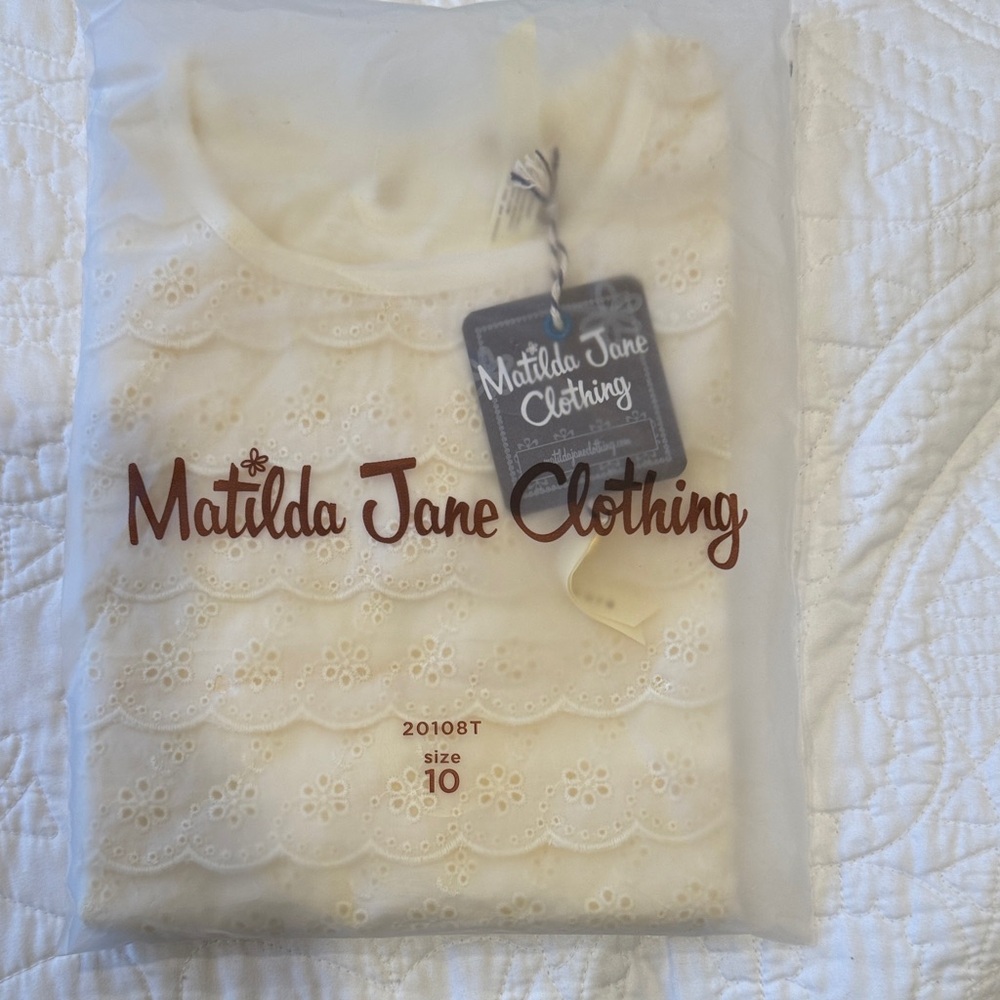 Matilda Jane Ivory Floral Lace Top